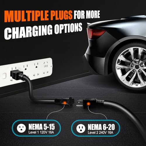 Portable EV Charger for Level 1 & 2 Vehicles