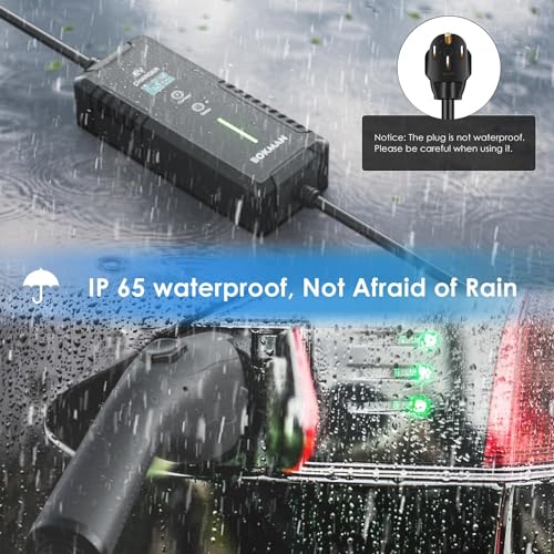 bokman Portable Level 1&2 EV Charger (240V,40A) Adjustable