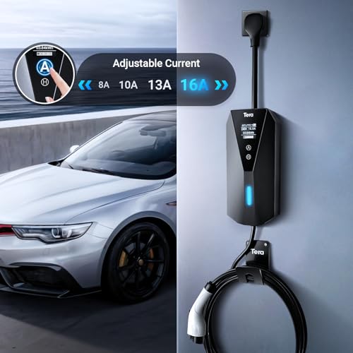 Portable Electric Vehicle Charger: Level 2 & 1