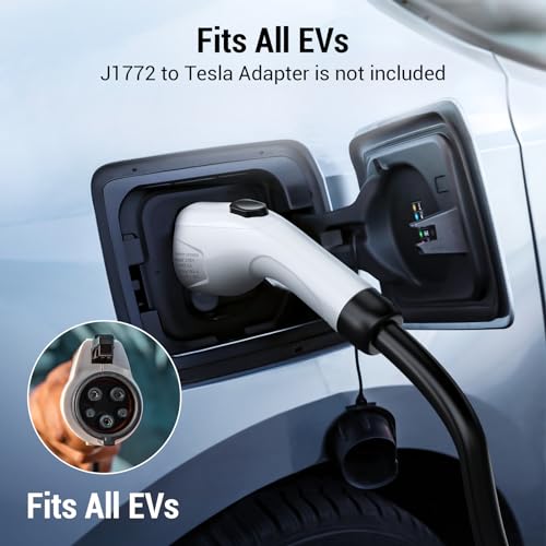 Portable Electric Vehicle Charger: Level 2 & 1