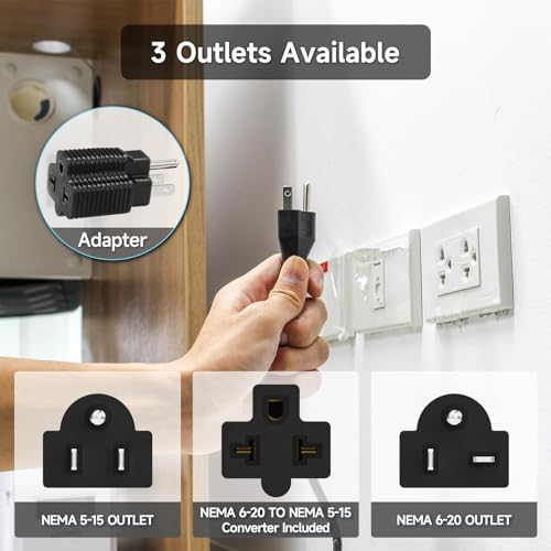 Portable 16Amp Level 1 EV Charger with Extension