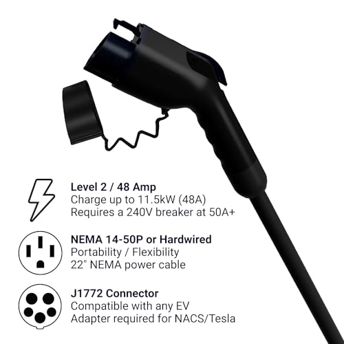 EMPORIA Level 2 EV Charger - WiFi Enabled