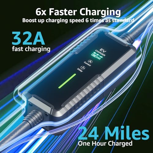 Bokman Portable Level 2 EV Charger (240V, 32A)