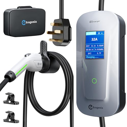 Ecogenix 2024 Level 2 EV Charger with J1772 Connector