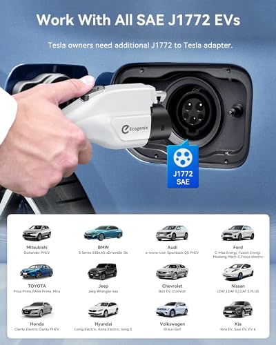 Ecogenix 2024 Level 2 EV Charger with J1772 Connector