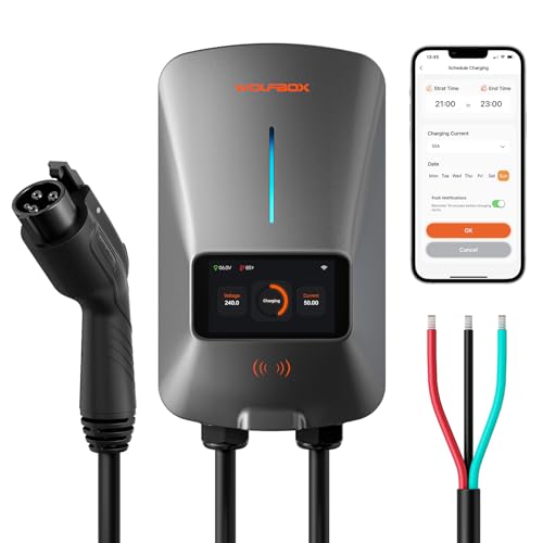 WOLFBOX Level 2 EV Charger with Smart Display