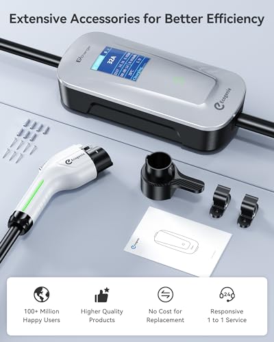Ecogenix 2024 Level 2 EV Charger with J1772 Connector