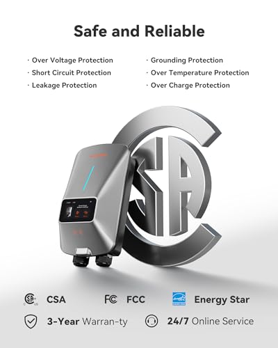WOLFBOX Level 2 EV Charger with Smart Display