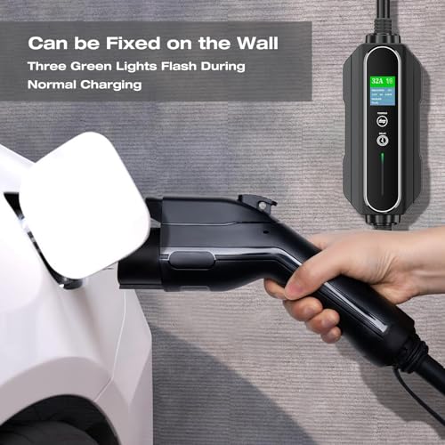addlon Level 2 EV Charger Cable, Portable 32A