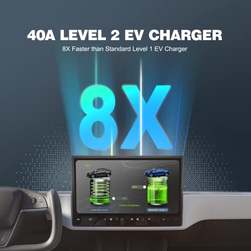 MUSTART Level 2 EV Charger, 40A, 240V