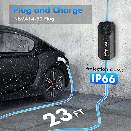WonVon 32A Level 2 Portable EV Charger