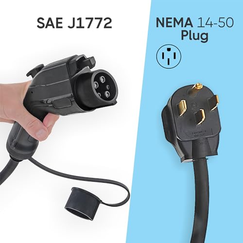 Portable Level 2 EV Charger with WiFi Monitoring
