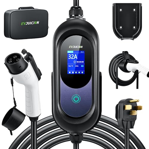 32A Level 2 EV Charger with Smart Screen