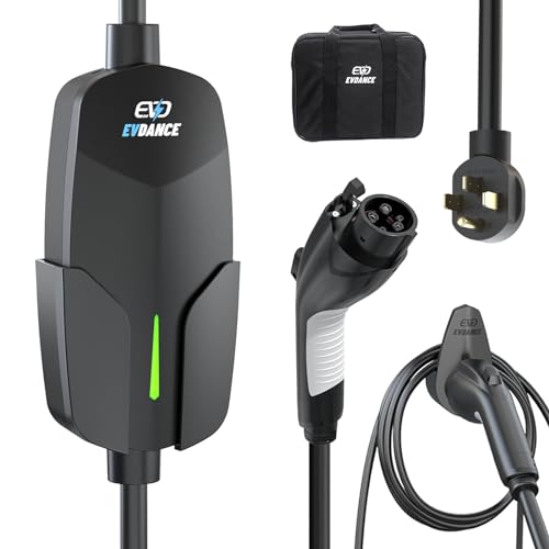 Portable Level 2 EV Charger with 25ft Cable