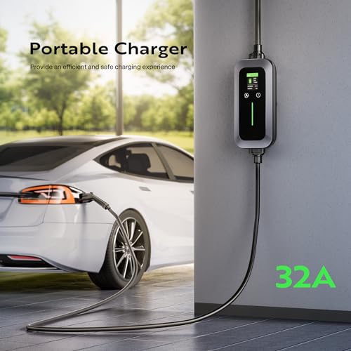 VIVOHOME Portable Level 2 EV Charger with NEMA 14-50 Plug