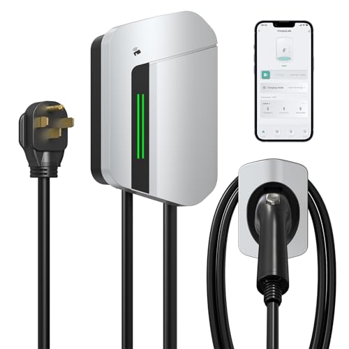 25ft Level 2 EV Charger with App Control