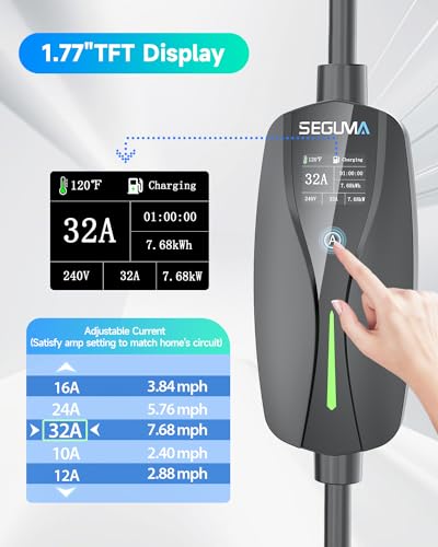 Portable Level 2 EV Charger with Extension Cord