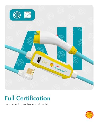 Shell 40A Level 2 EV Charger, ETL Certified