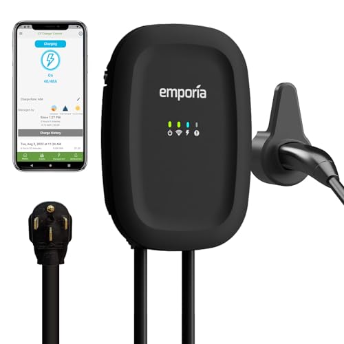 Emporia Level 2 EV Charger - NEMA 14-50 EVSE - Tesla Compatible