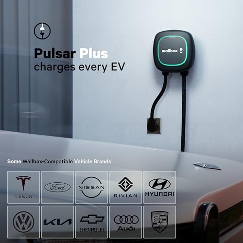 Wallbox Pulsar Plus Smart EV Charger - 40A, Compact