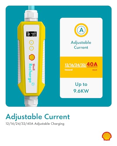 Shell 40A Level 2 EV Charger, ETL Certified