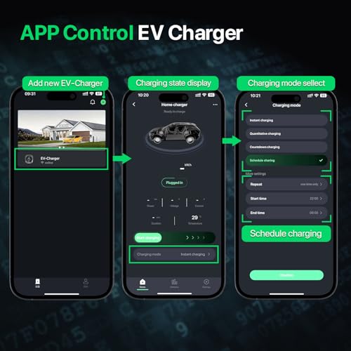 RhEVchar 50A Smart Level 2 WiFi EV Charger