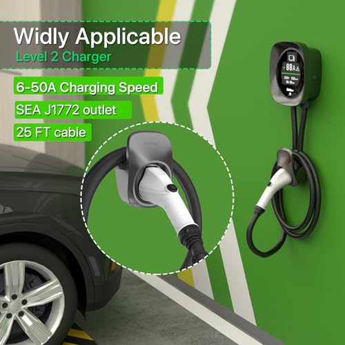 RhEVchar 50A Smart Level 2 WiFi EV Charger