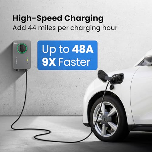 48A Level 2 EV Charger, WiFi Enabled, Indoor/Outdoor