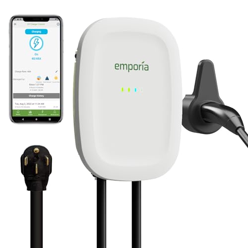 Emporia Level 2 EV Charger with Tesla Compatibility