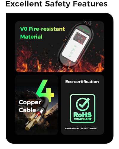 Portable Level 2 EV Charger for Tesla Models