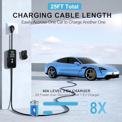32Amp Portable EV Charger for Home and Electric Car