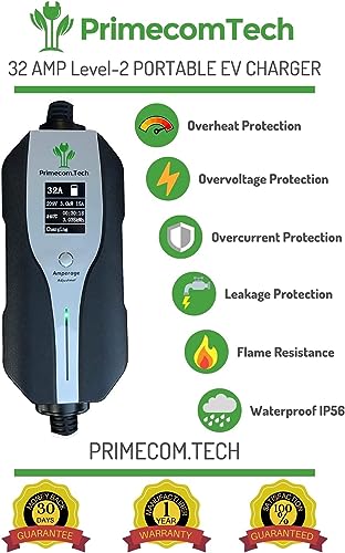 30ft Level 2 Primecom EV Charger for Teslas