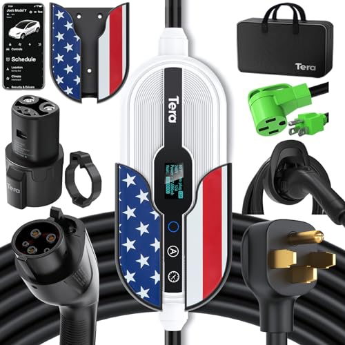 Tera EV Charger: Portable Tesla J1772 Wall Connector