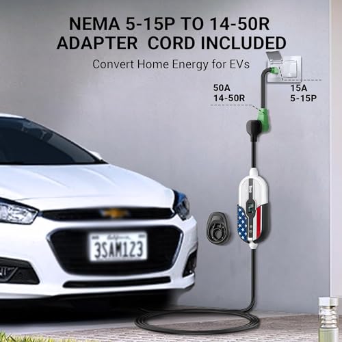 Tera EV Charger: Portable Tesla J1772 Wall Connector