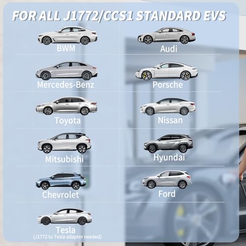 Smart WiFi Enabled Portable EV Charger for Electric Vehicles