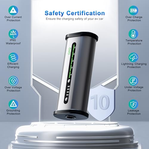 Portable Smart WiFi Enabled EV Charger 40A 240V