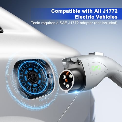 Portable Smart WiFi Enabled EV Charger 40A 240V