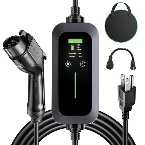 Portable 16Amp EV Charger with Smart Screen