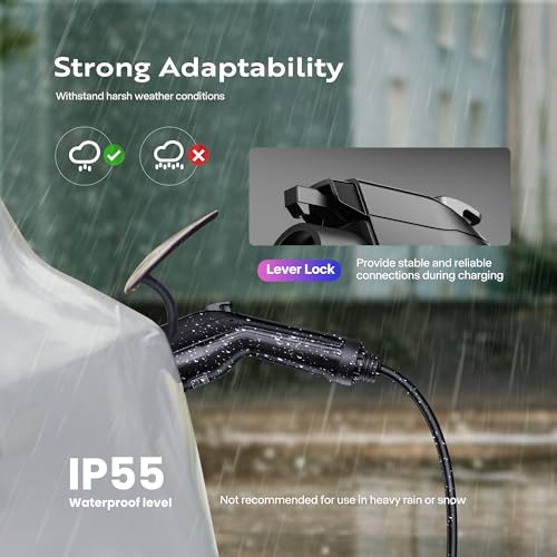 Portable 16Amp EV Charger with Smart Screen