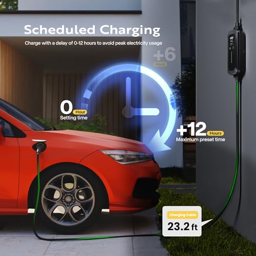 Portable 16Amp EV Charger with Smart Screen