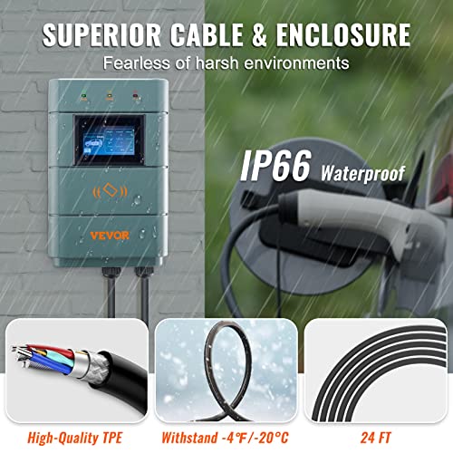 VEVOR Level 2 EV Charger, WiFi, 11.5 kW