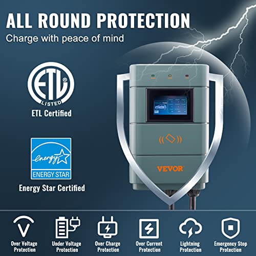 VEVOR Level 2 EV Charger, WiFi, 11.5 kW