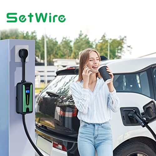 Smart Home WiFi EV Charger, Wall Mount & Portable