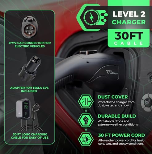 Fast 48 Amp Level 2 EV Charger(Indoor/Outdoor)