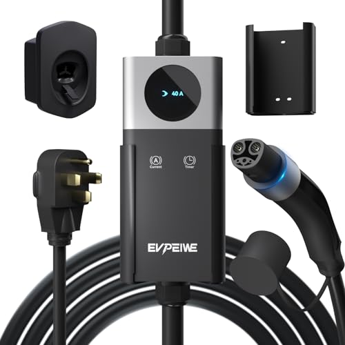 Portable 25ft Level 1 EV Charger for Tesla