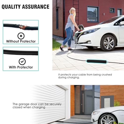 Electric Vehicle Charger Cable Protector for Garage, ID 19mm