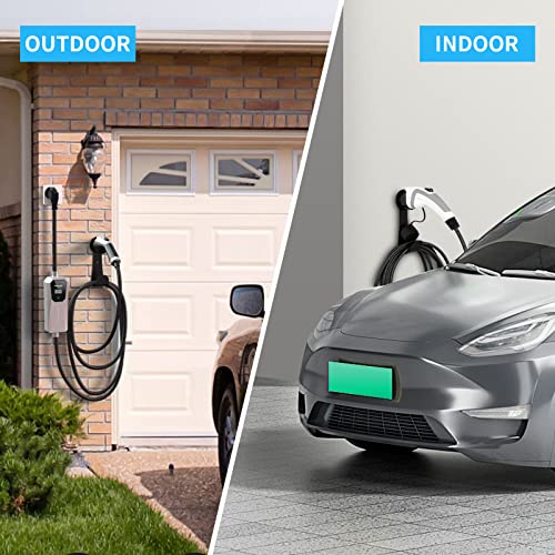 Wall Mount Nozzle Holster Dock for EV Charger