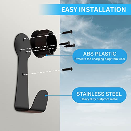 Wall Mount Nozzle Holster Dock for EV Charger