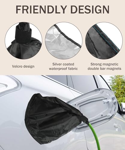 All-Weather Waterproof EV Charger Plug Cover & Accessories