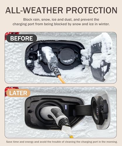 All-Weather Waterproof EV Charger Plug Cover & Accessories